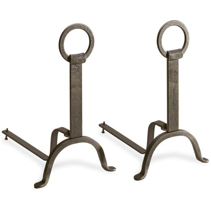 Pilgrim Blacksmith 11" Vintage Iron Andiron