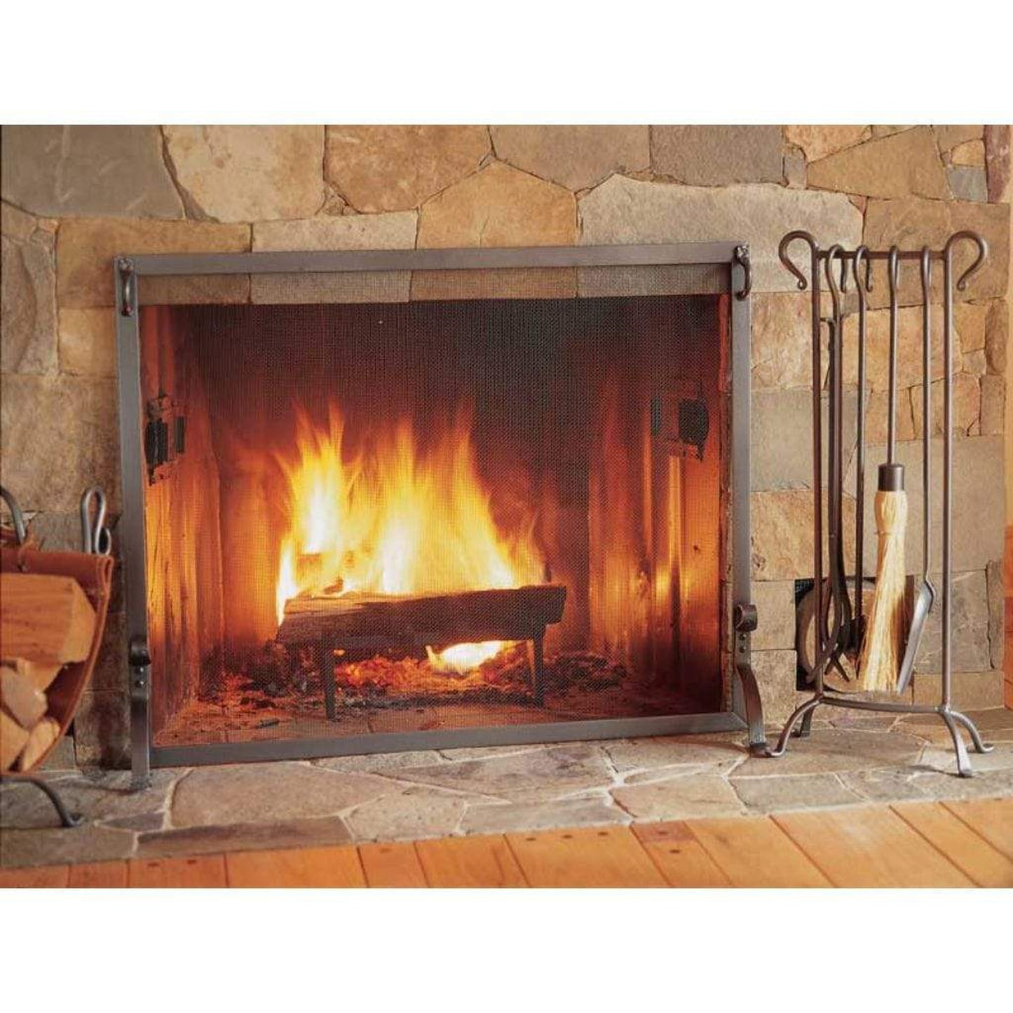 Pilgrim Bowed 31" Burnished Bronze Stand Tool Set