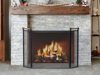 Pilgrim Calabar 51" Matte Black Tri-Panel Screen