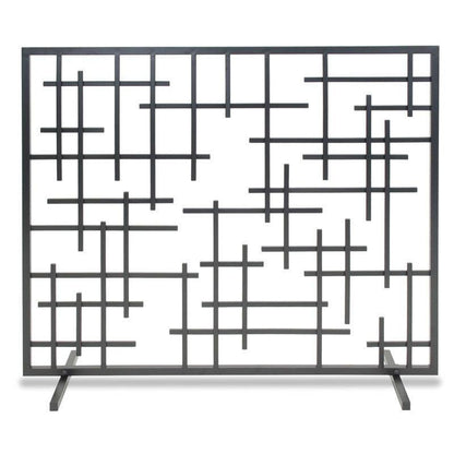 Pilgrim Contemporary 39" Black Summer Screen Without Mesh