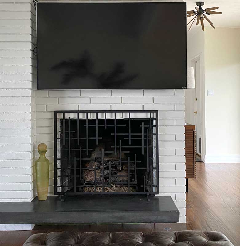 Pilgrim Contemporary 39" Natural Iron Summer Screen Without Mesh