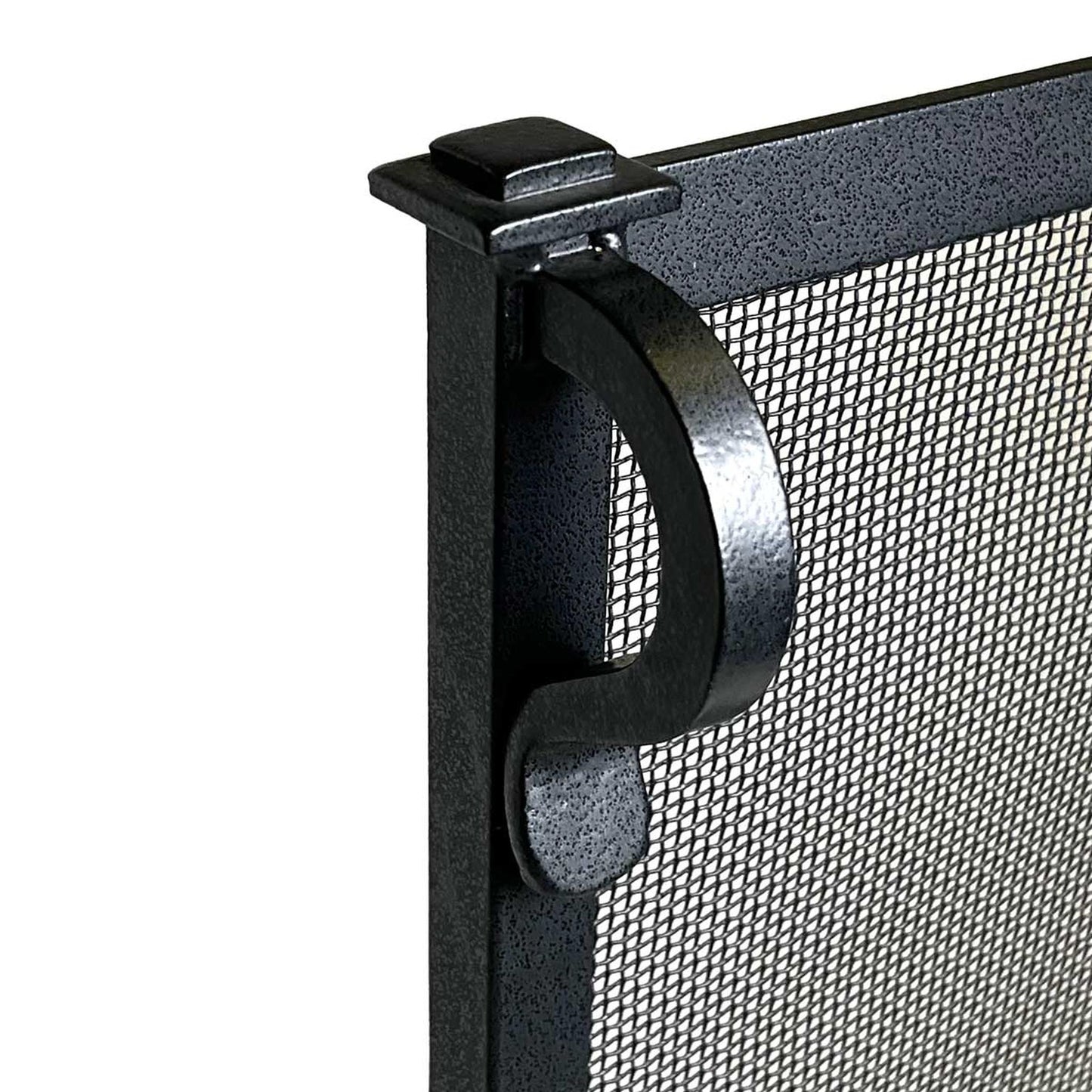 Pilgrim Craftsman 39" Matte Black Bowed Screen