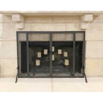 Pilgrim FGND 44" Matte Black Full Height Door Mesh Screen