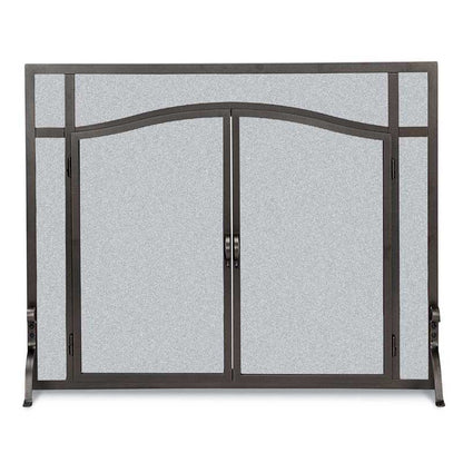 Pilgrim FGNDA Series 44" Matte Black Forged Iron Door Screen