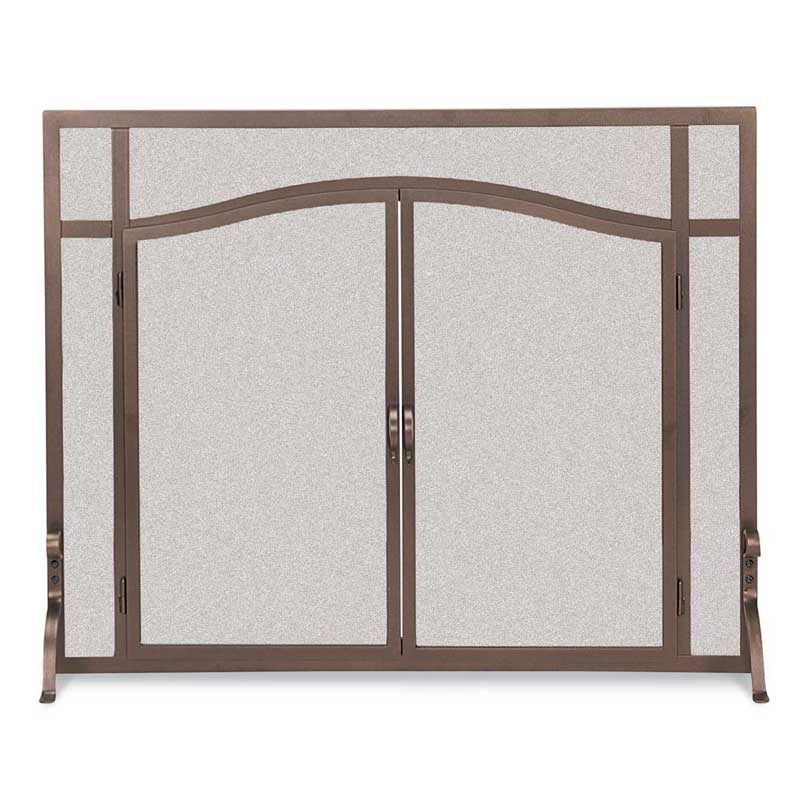 Pilgrim FGNDA Series 44" Burnished Bronze Forged Iron Door Screen