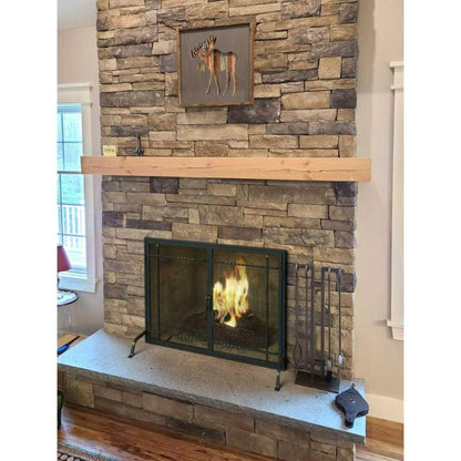 Pilgrim Gatley 39" Matte Black Door Screen