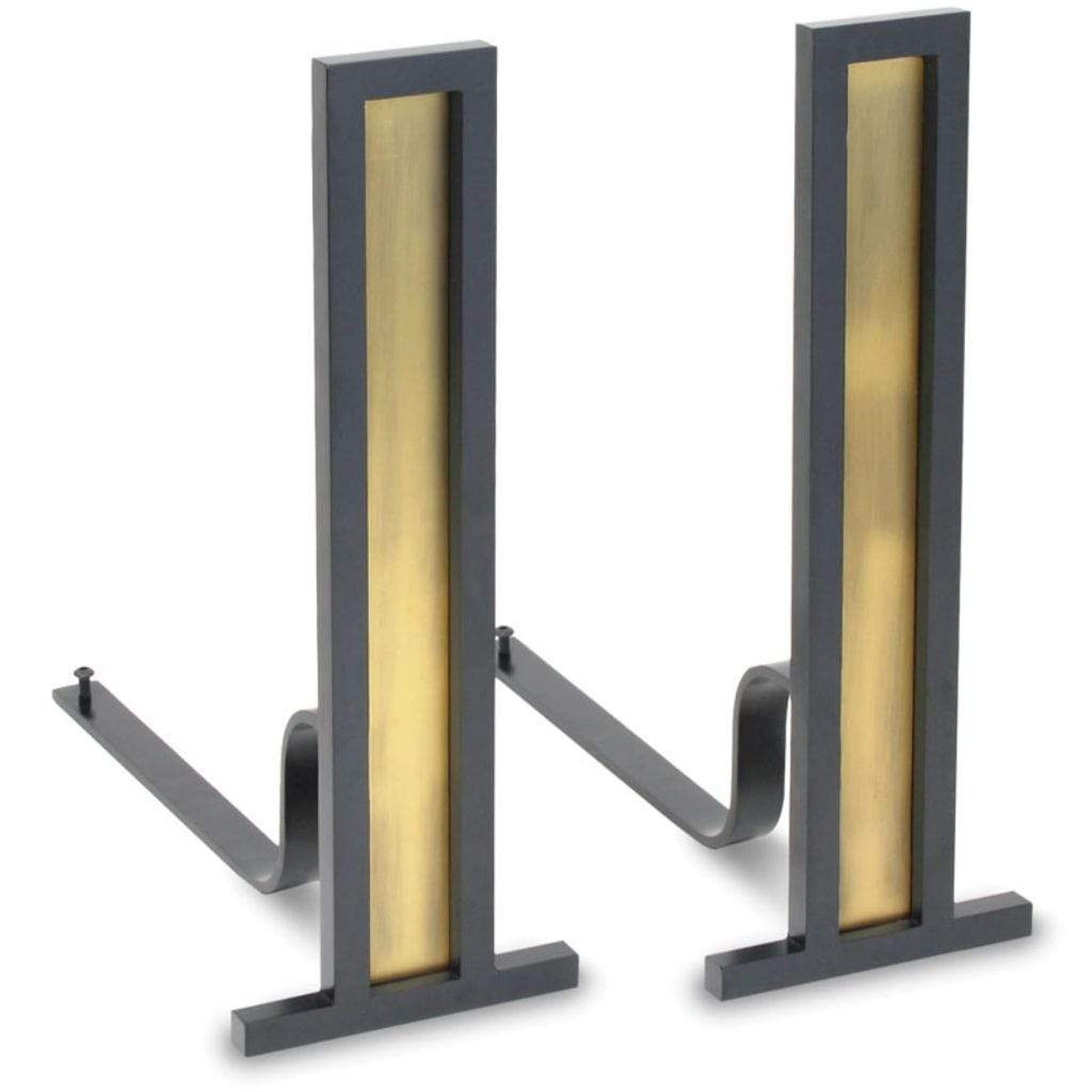 Pilgrim Grand Tower 6" Antique Brass Andiron