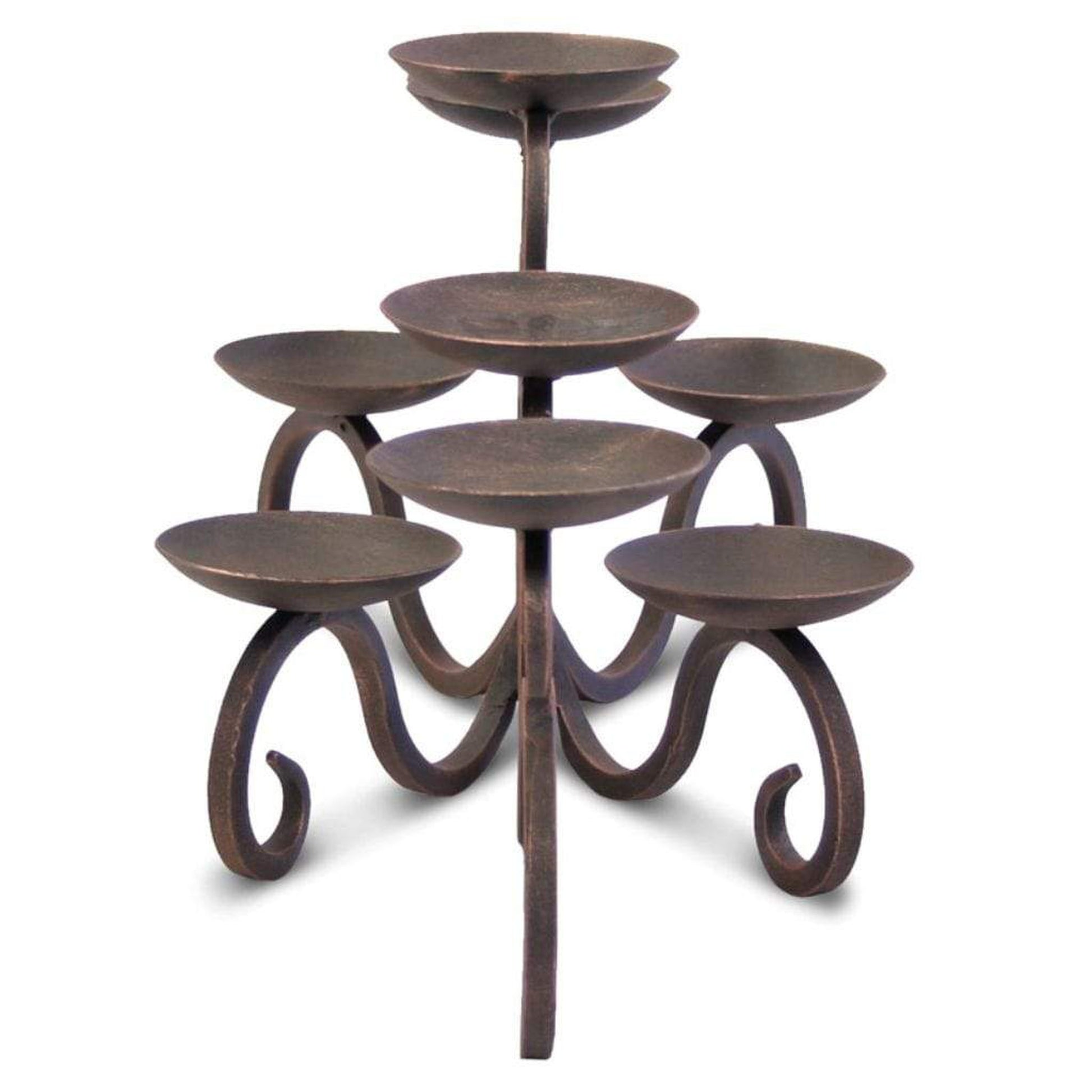 Pilgrim Hawthorne 30" Distressed Bronze Candelabra