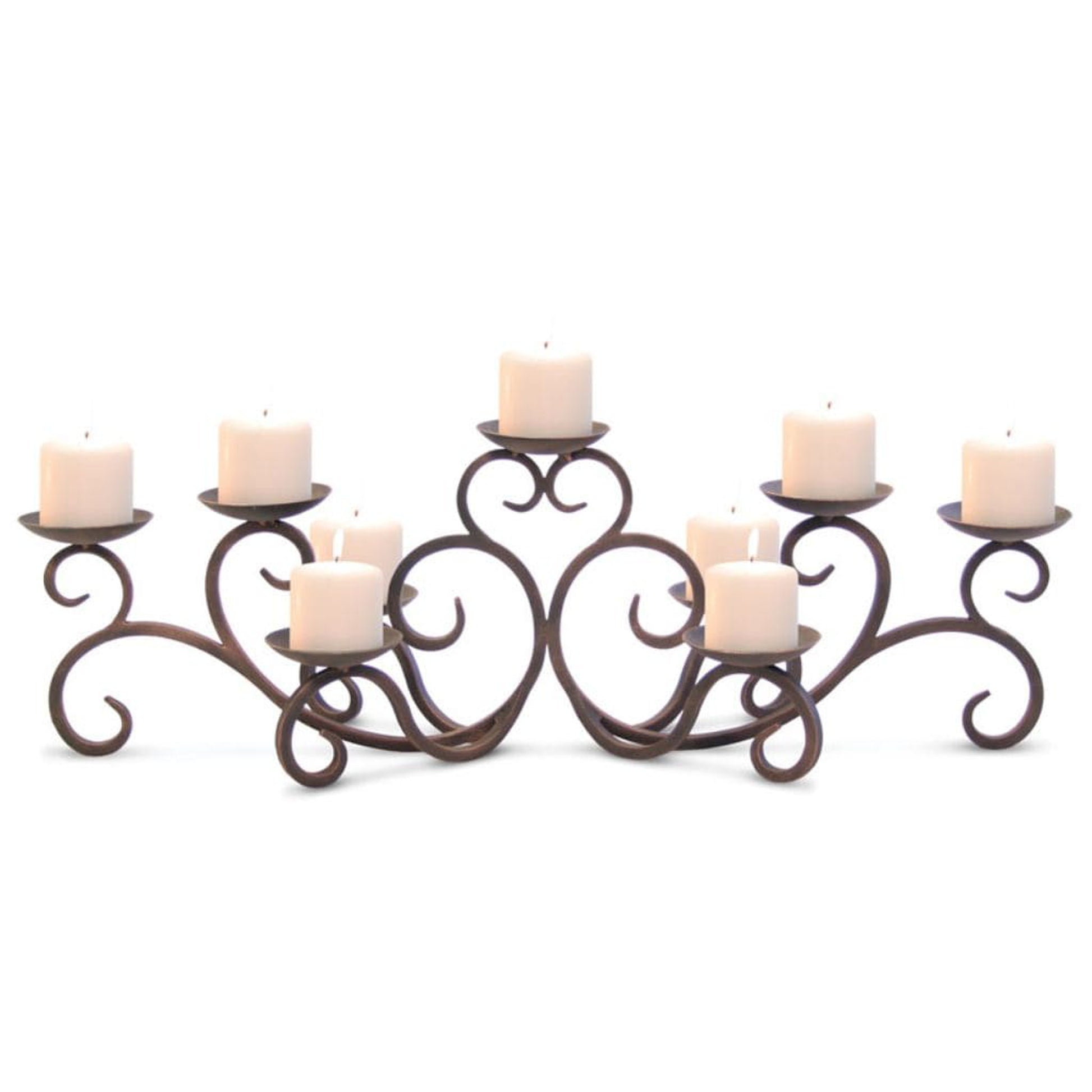 Pilgrim Hawthorne 30" Distressed Bronze Candelabra