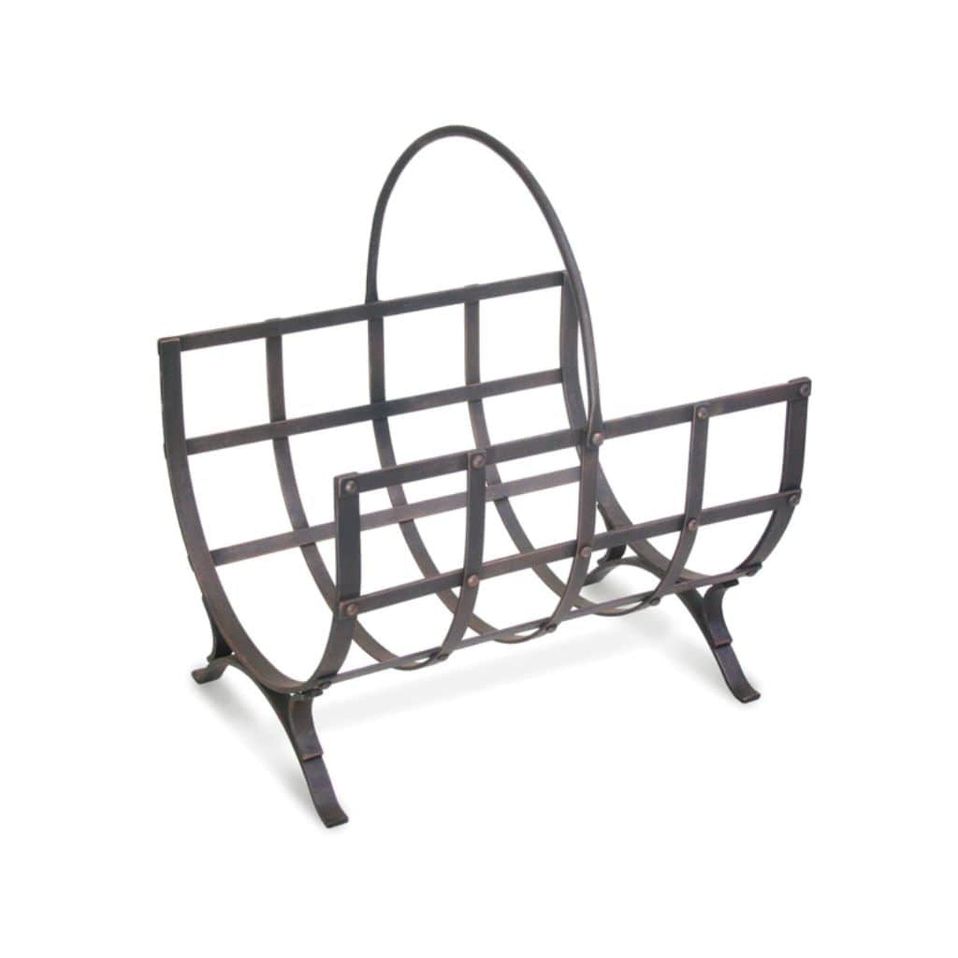 Pilgrim Manor 18" Distressed Bronze Wood Holder