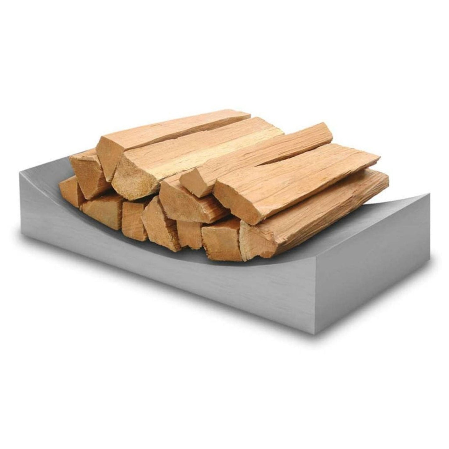 Pilgrim Minimalist 20" Brushed Stainless Steel Wood Holder