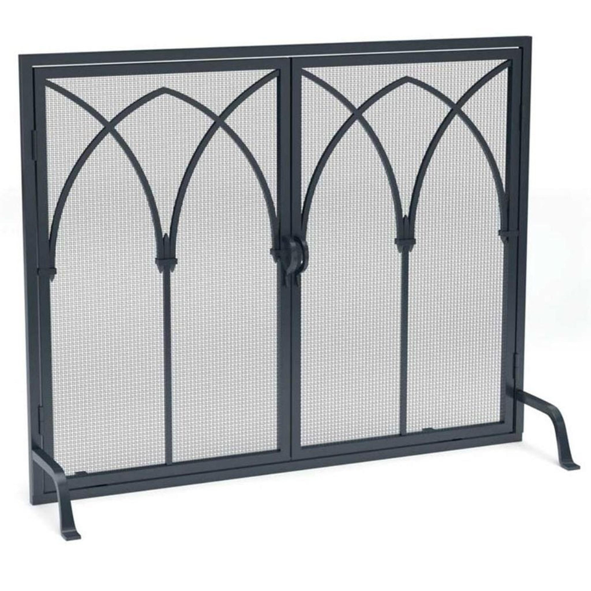 Pilgrim Montecito 39" Matte Black Door Screen