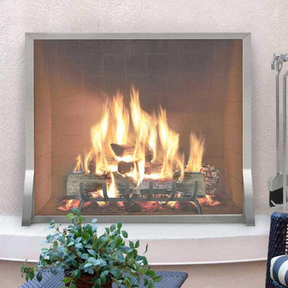 Pilgrim Newport 39" Stainless Steel Single-Panel Screen