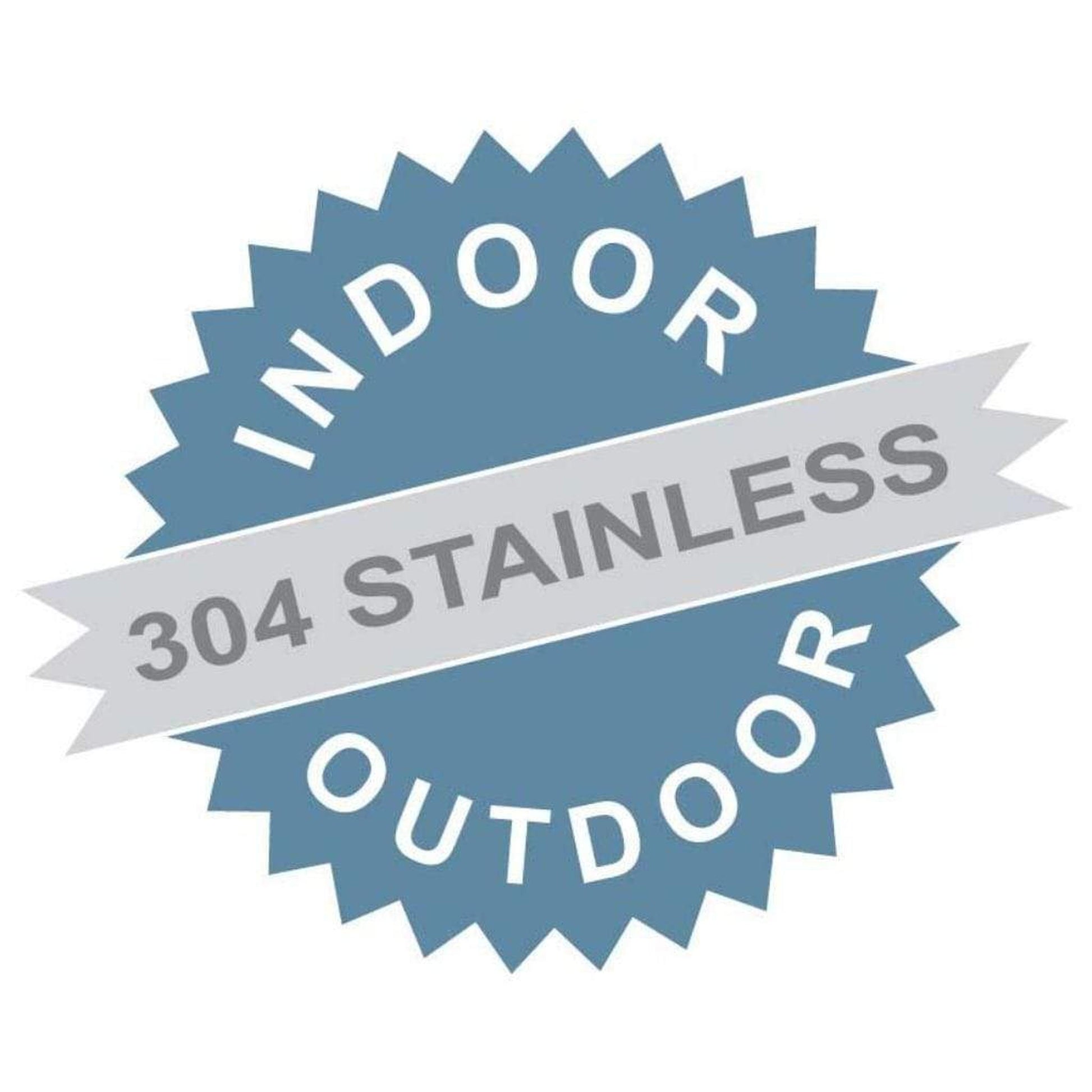 Pilgrim Newport 44" Stainless Steel Single-Panel Screen