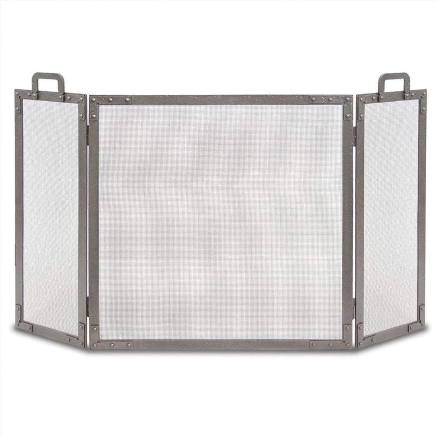 Pilgrim Old World 50" Natural Forged Iron Folding Screen