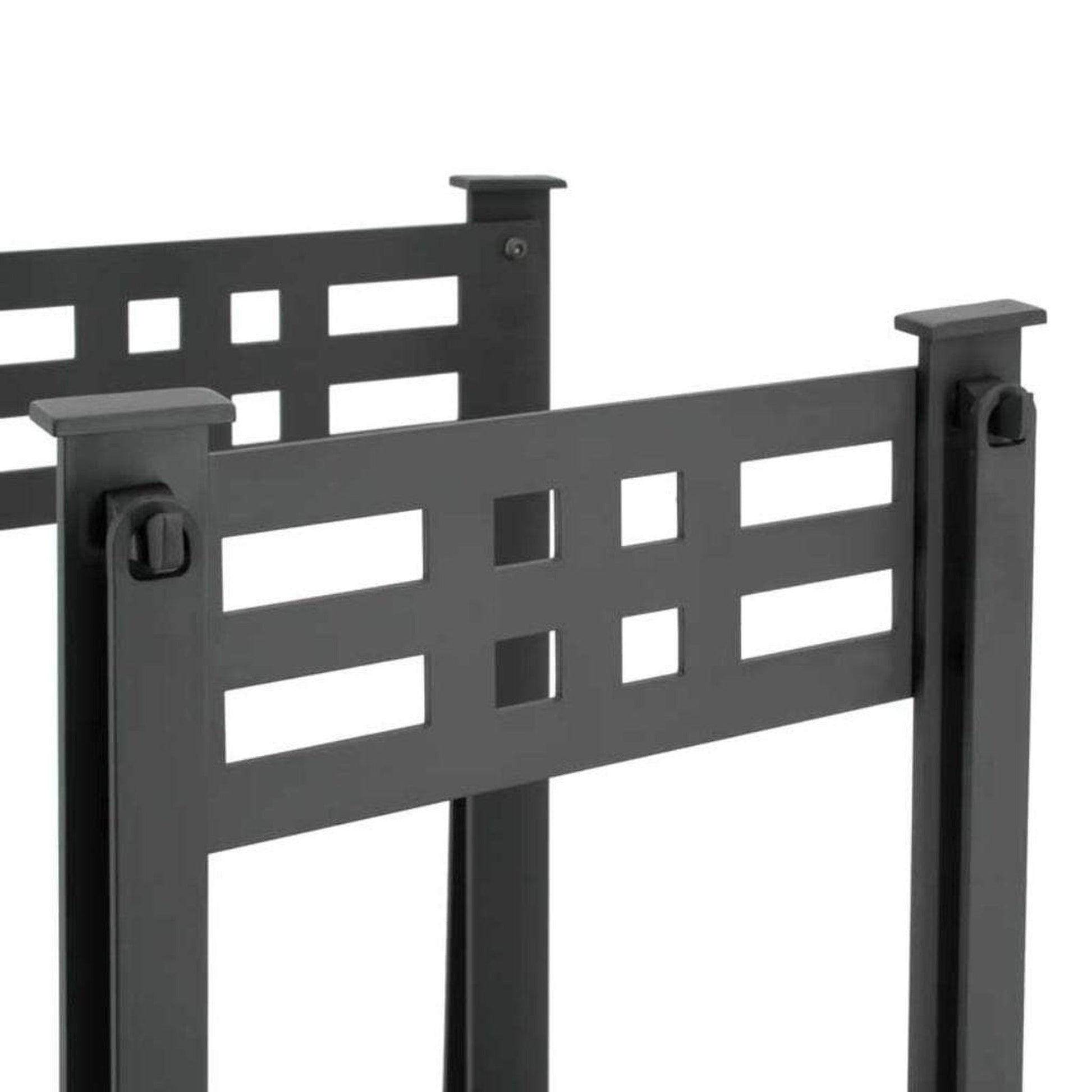 Pilgrim Portfolio 14" Matte Black Hearth Center