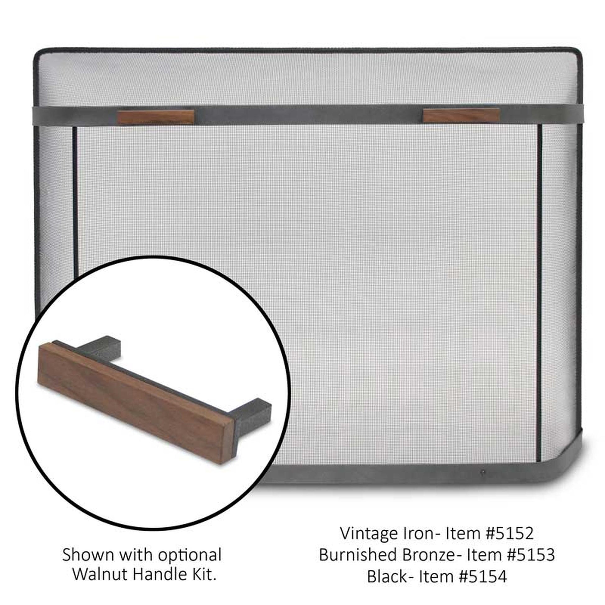 Pilgrim SGBB Series 39" Burnished Bronze Spark Guard