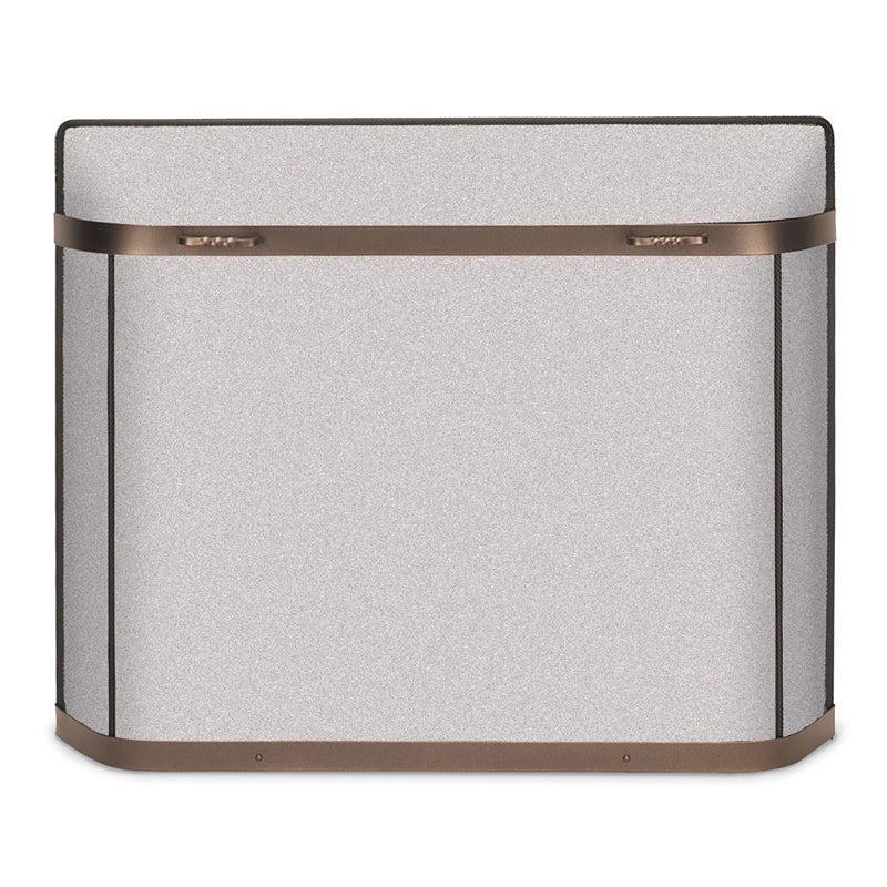 Pilgrim SGBB Series 50" Burnished Bronze Spark Guard Screen