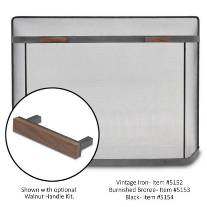 Pilgrim SGBB Series 44" Burnished Bronze Spark Guard Screen