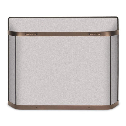 Pilgrim SGBB Series 44" Burnished Bronze Spark Guard Screen