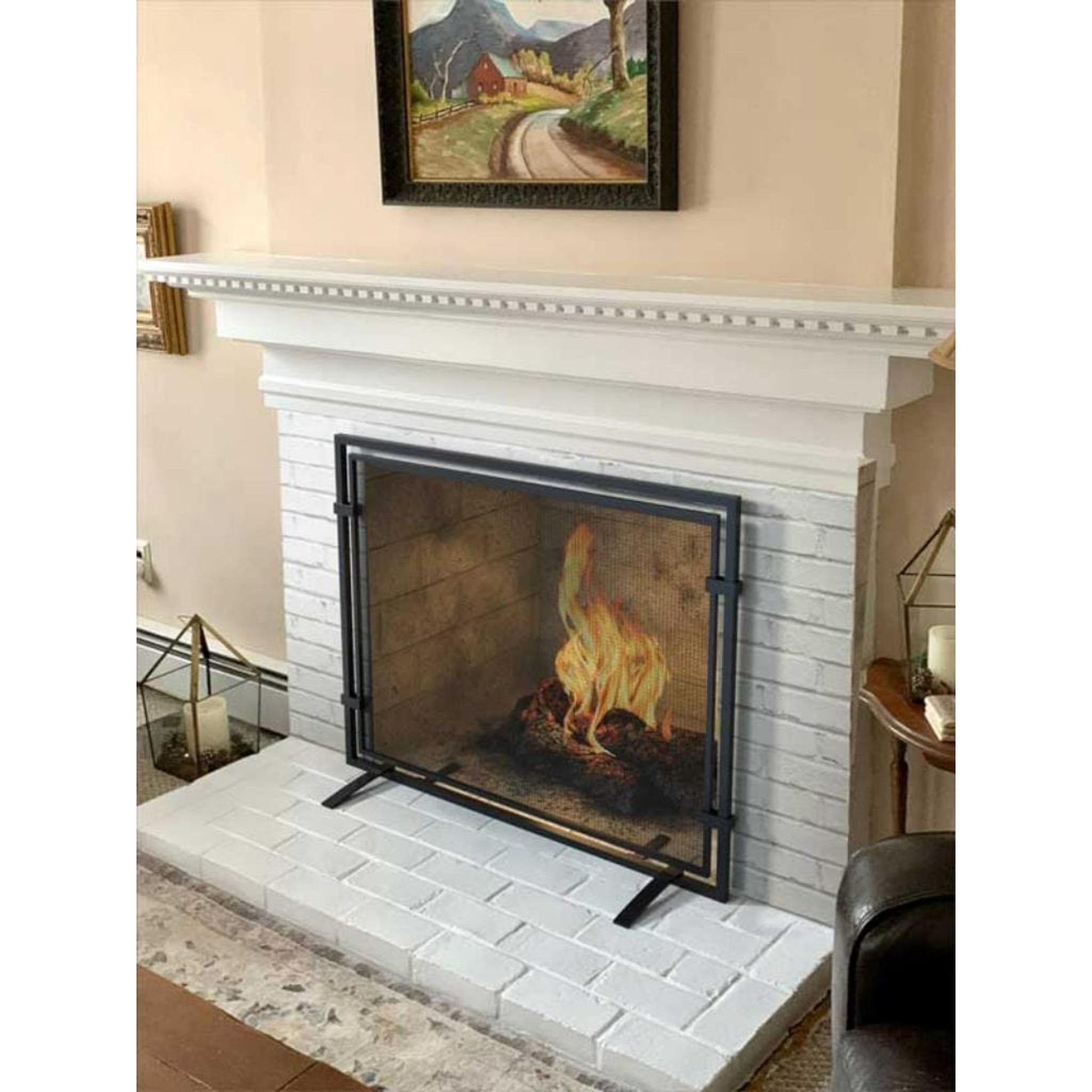 Pilgrim Sinclair 39" Matte Black Single-Panel Screen