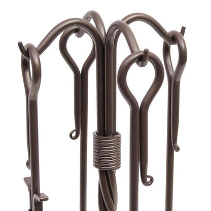 Pilgrim Traditional 31" Burnished Bronze Tool Set