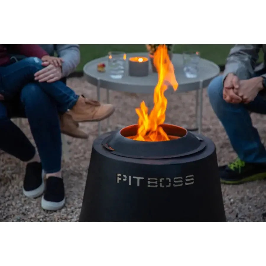 Pit Boss PB21FP 23" Black Smokeless Pellet Fire Pit