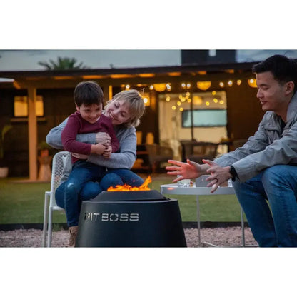 Pit Boss PB21FP 23" Black Smokeless Pellet Fire Pit