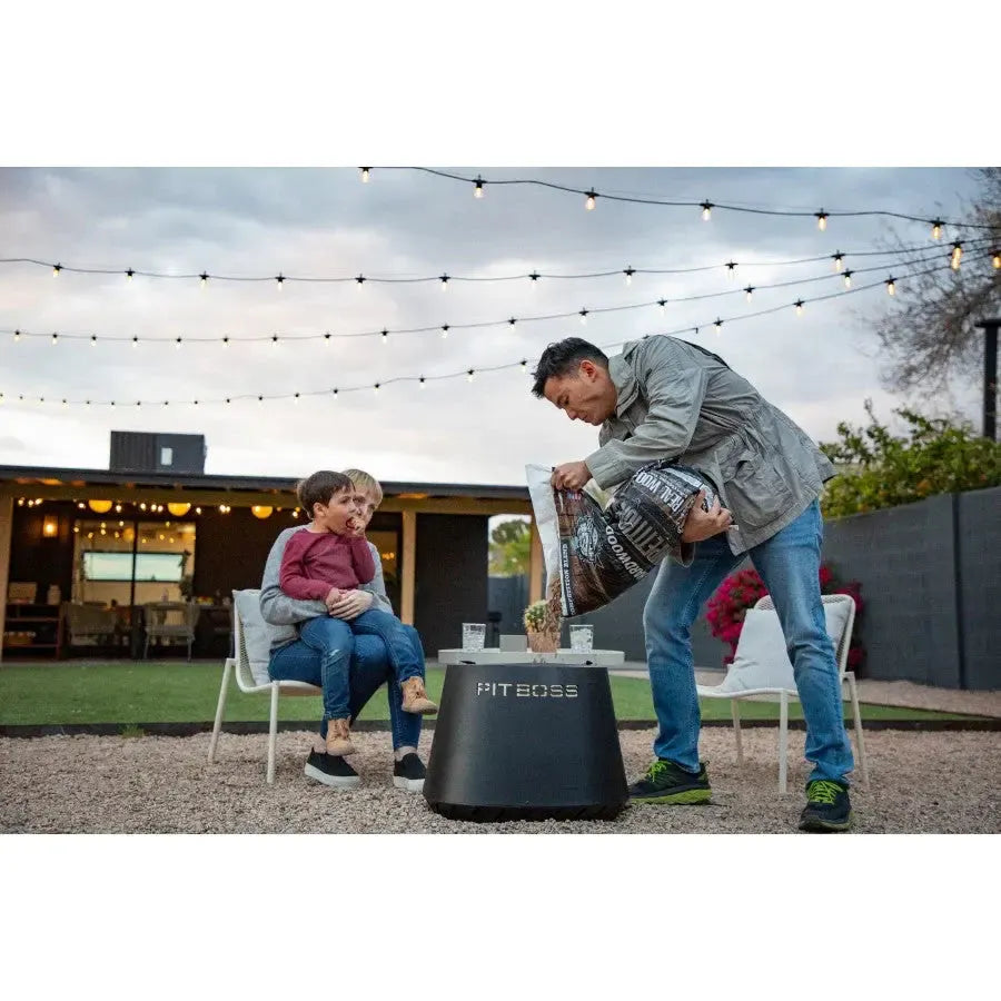 Pit Boss PB21FP 23" Black Smokeless Pellet Fire Pit