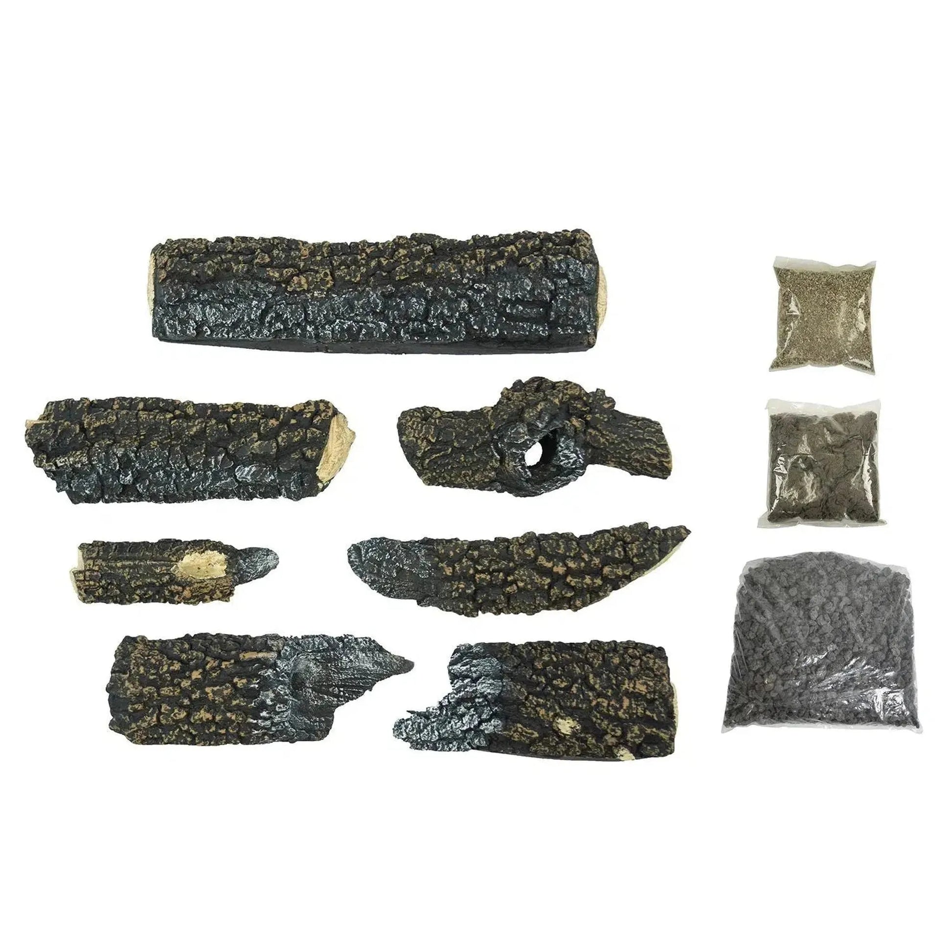 Pleasant Hearth 24" 55,000 BTU Arlington Ash Vented Natural Gas Log Set - 5 Sets