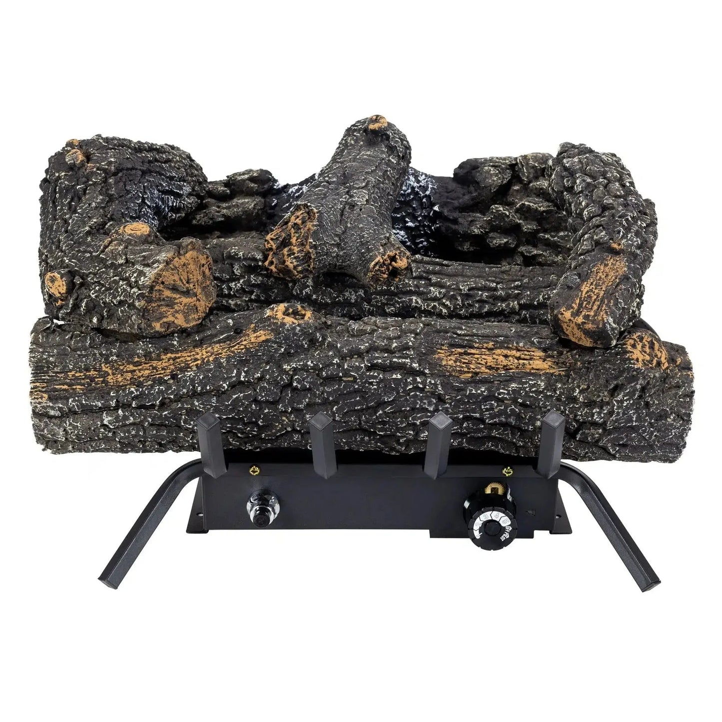 Pleasant Hearth 30" 30,000 BTU Southern Oak Dual Burner Vent-Free Gas Log Set - Set of 2