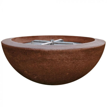 Prism Hardscapes 29" Cafe Moderno 2 Round Concrete Natural Gas Fire Pit Bowl
