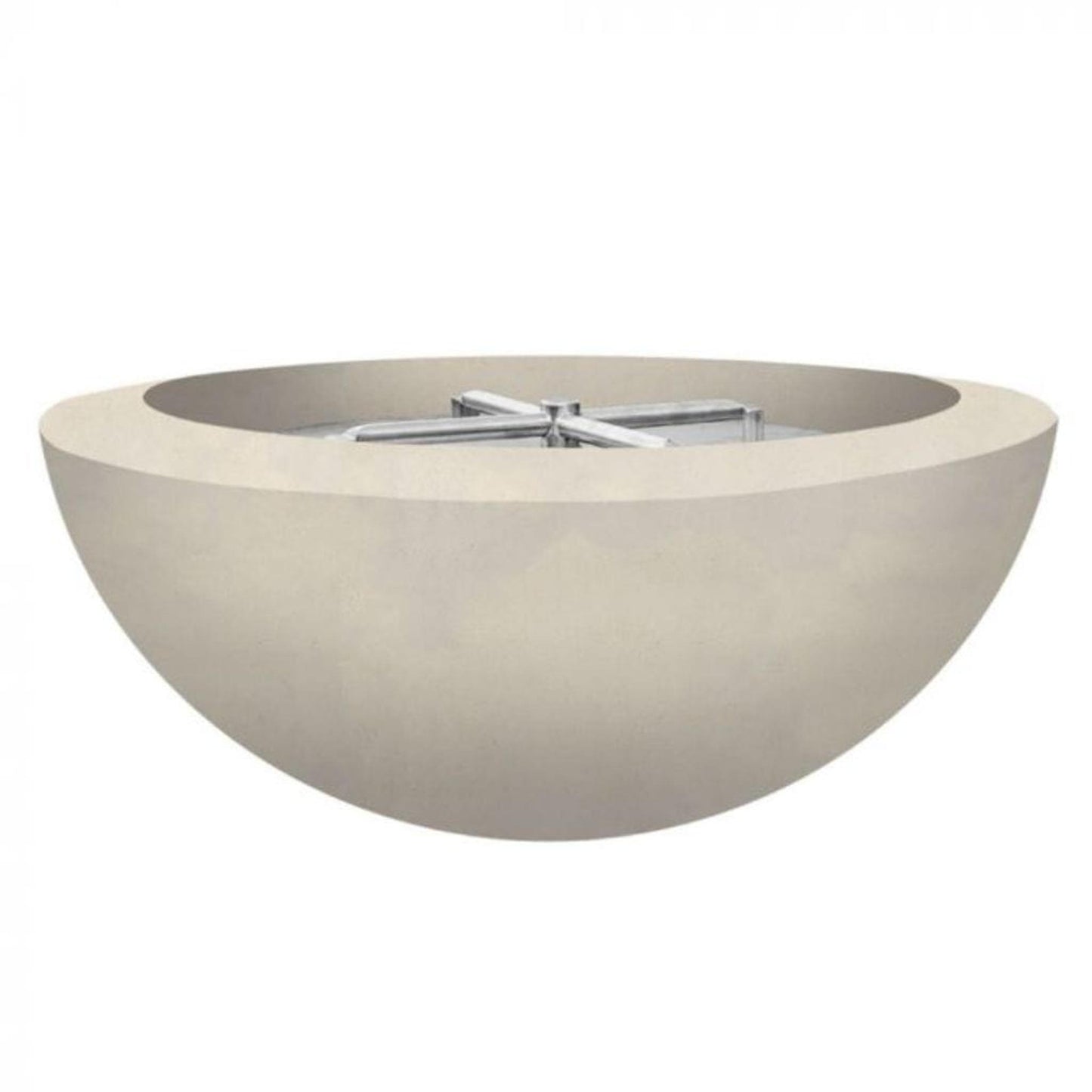 Prism Hardscapes 29" Coastal Moderno 2 Round Concrete Propane Fire Pit Bowl