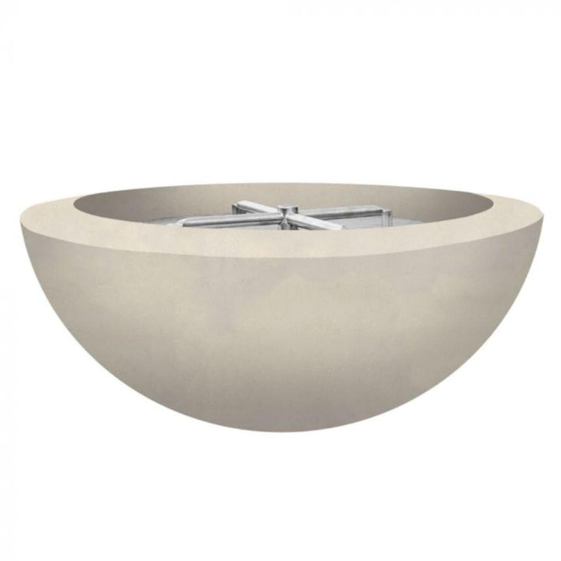 Prism Hardscapes 29" Coastal Moderno 2 Round Concrete Propane Fire Pit Bowl