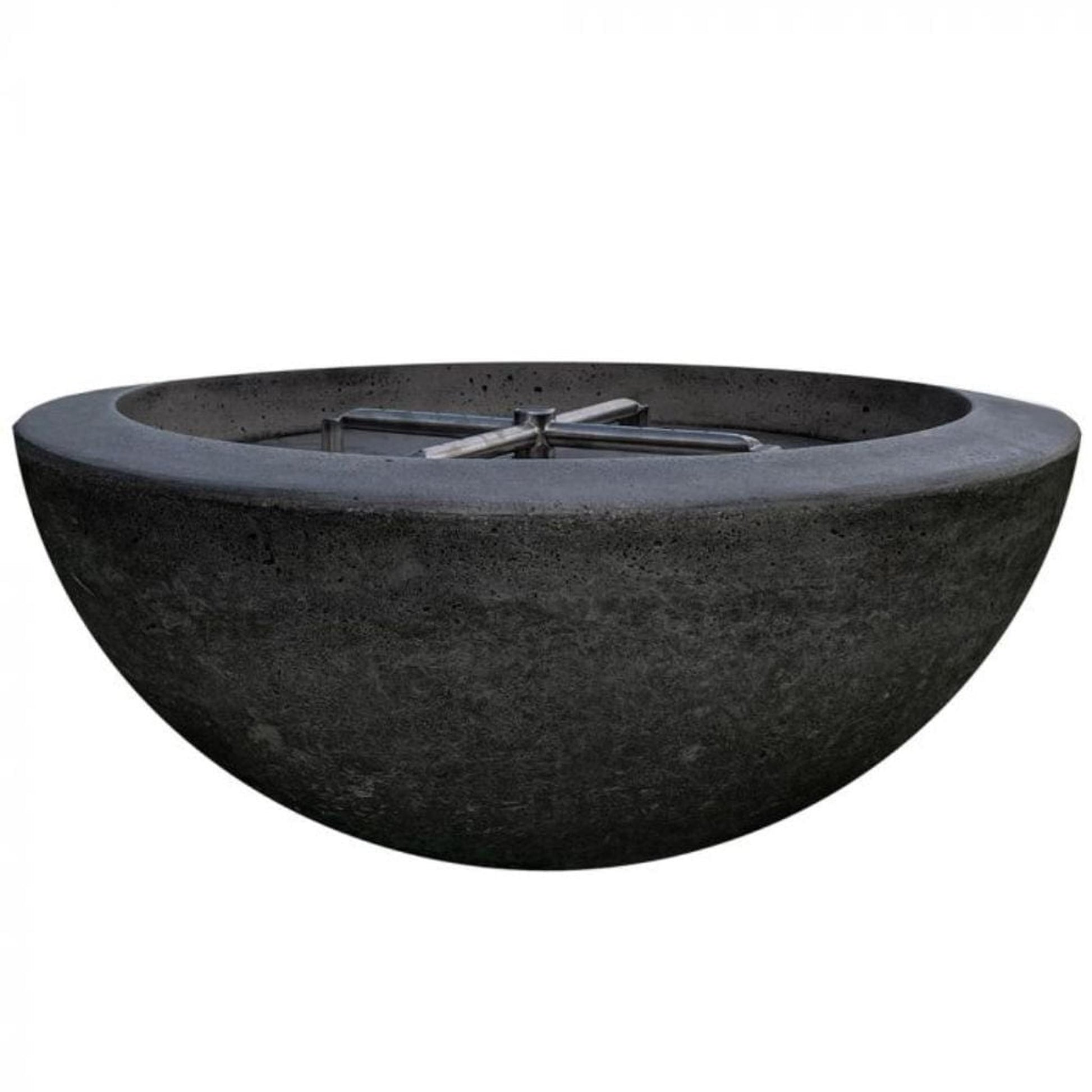 Prism Hardscapes 29" Ebony Moderno 2 Round Concrete Propane Fire Pit Bowl
