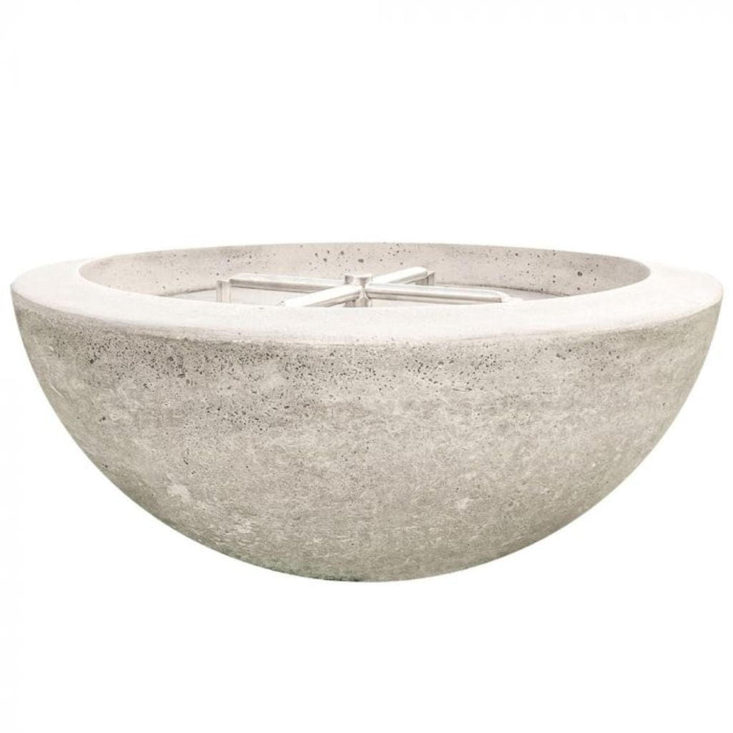 Prism Hardscapes 29" Natural Moderno 2 Round Concrete Propane Fire Pit Bowl