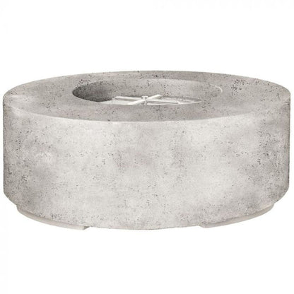 Prism Hardscapes 48" Natural Rotondo Round Concrete Propane Fire Pit Bowl