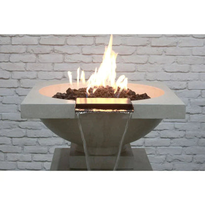 Prism Hardscapes Ibiza 29" Ebony Concrete Water Bowl