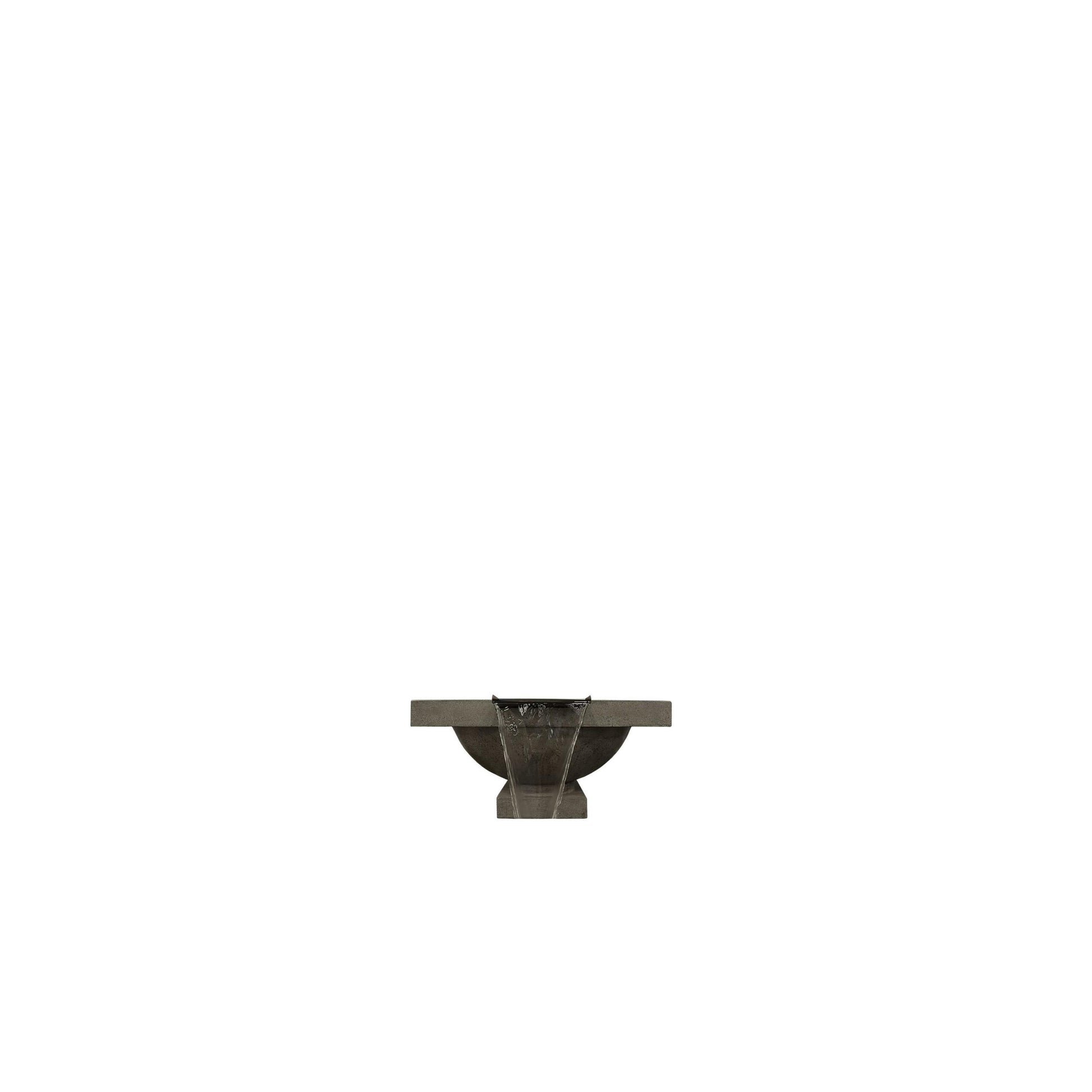 Prism Hardscapes Ibiza 29" Pewter Concrete Water Bowl