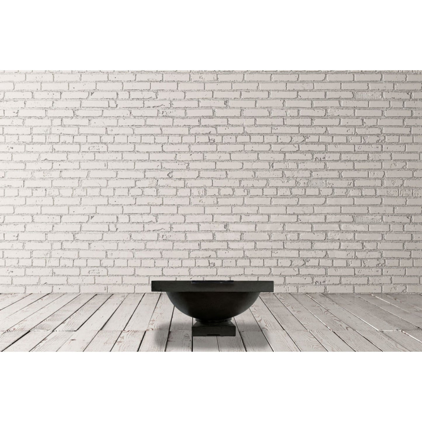 Prism Hardscapes Ibiza 29" Ultra White Concrete Water Bowl