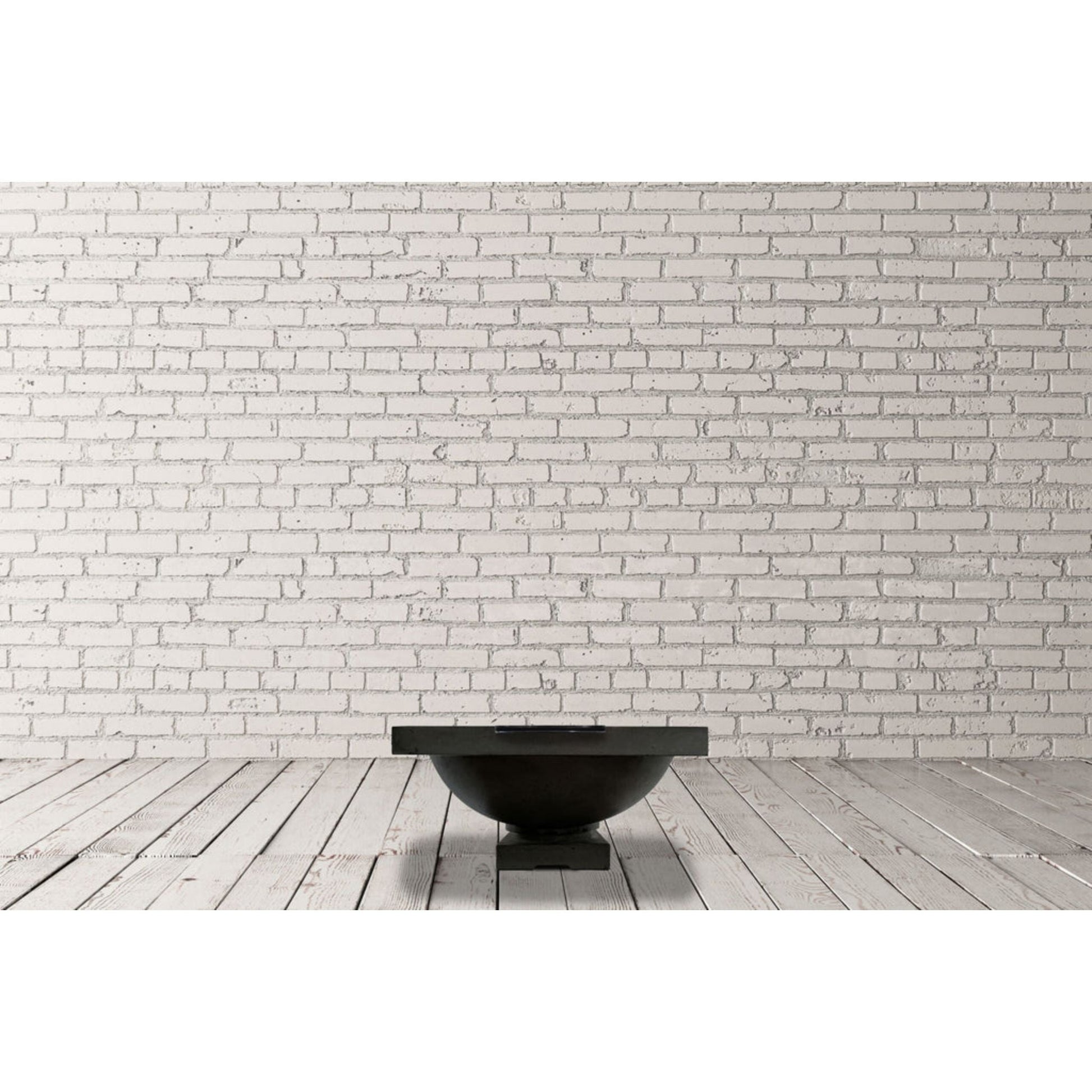Prism Hardscapes Ibiza 29" Ultra White Concrete Water Bowl
