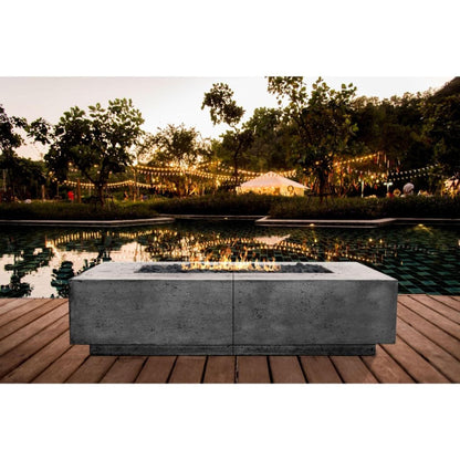 Prism Hardscapes Largo 72" Coastal Glass Fiber Reinforced Cement Liquid Propane Fire Pit Bowl