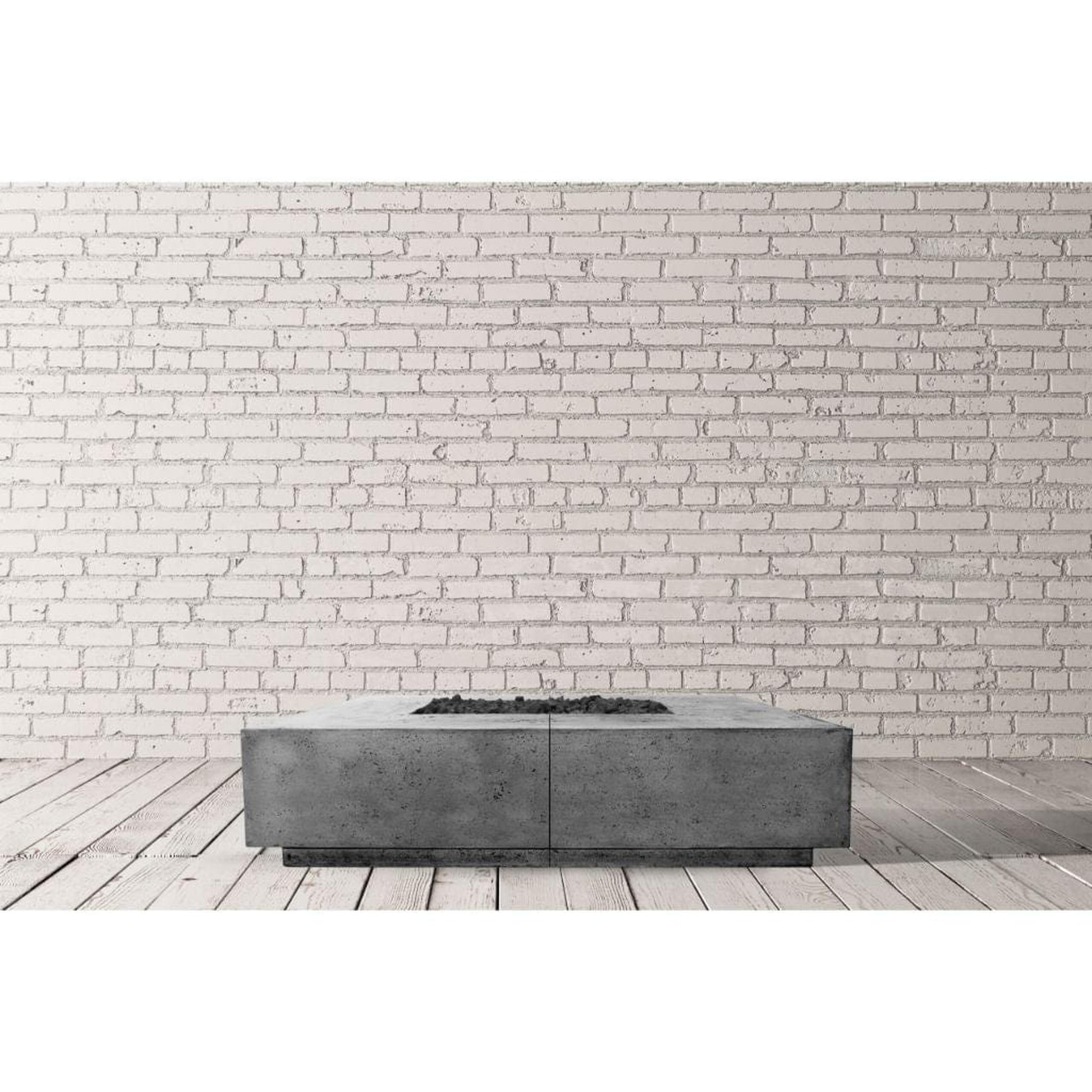 Prism Hardscapes Largo 72" Coastal Glass Fiber Reinforced Cement Liquid Propane Fire Pit Bowl