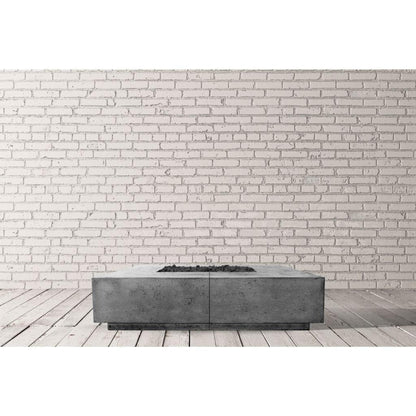 Prism Hardscapes Largo 72" Coastal Glass Fiber Reinforced Cement Liquid Propane Fire Pit Bowl