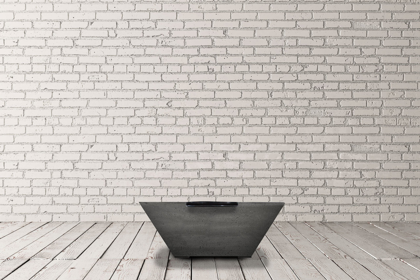 Prism Hardscapes Lombard Tall 32" Natural Concrete Natural Gas Fire Bowl With Match Lit Ignition