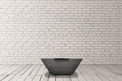 Prism Hardscapes Lombard Tall 32" Natural Concrete Water Bowl