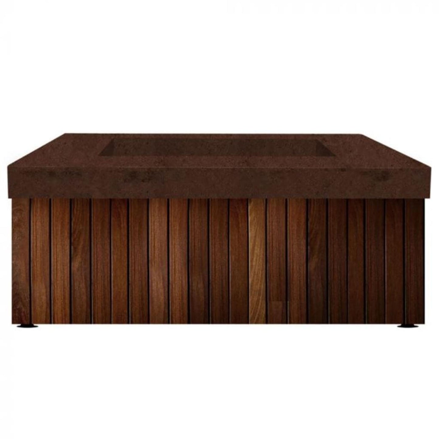 Prism Hardscapes Manchester 42" Coastal Liquid Propane Glass Fiber Reinforced Cement Fire Pit Table