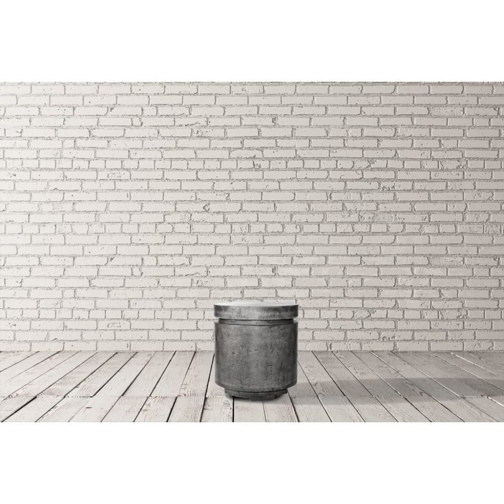 Prism Hardscapes Mod 20" Coastal Round Concrete Propane Tank Enclosure