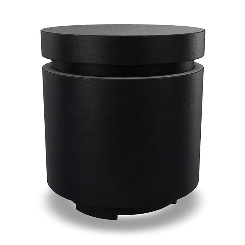 Prism Hardscapes Mod 20" Ebony Round Concrete Propane Tank Enclosure