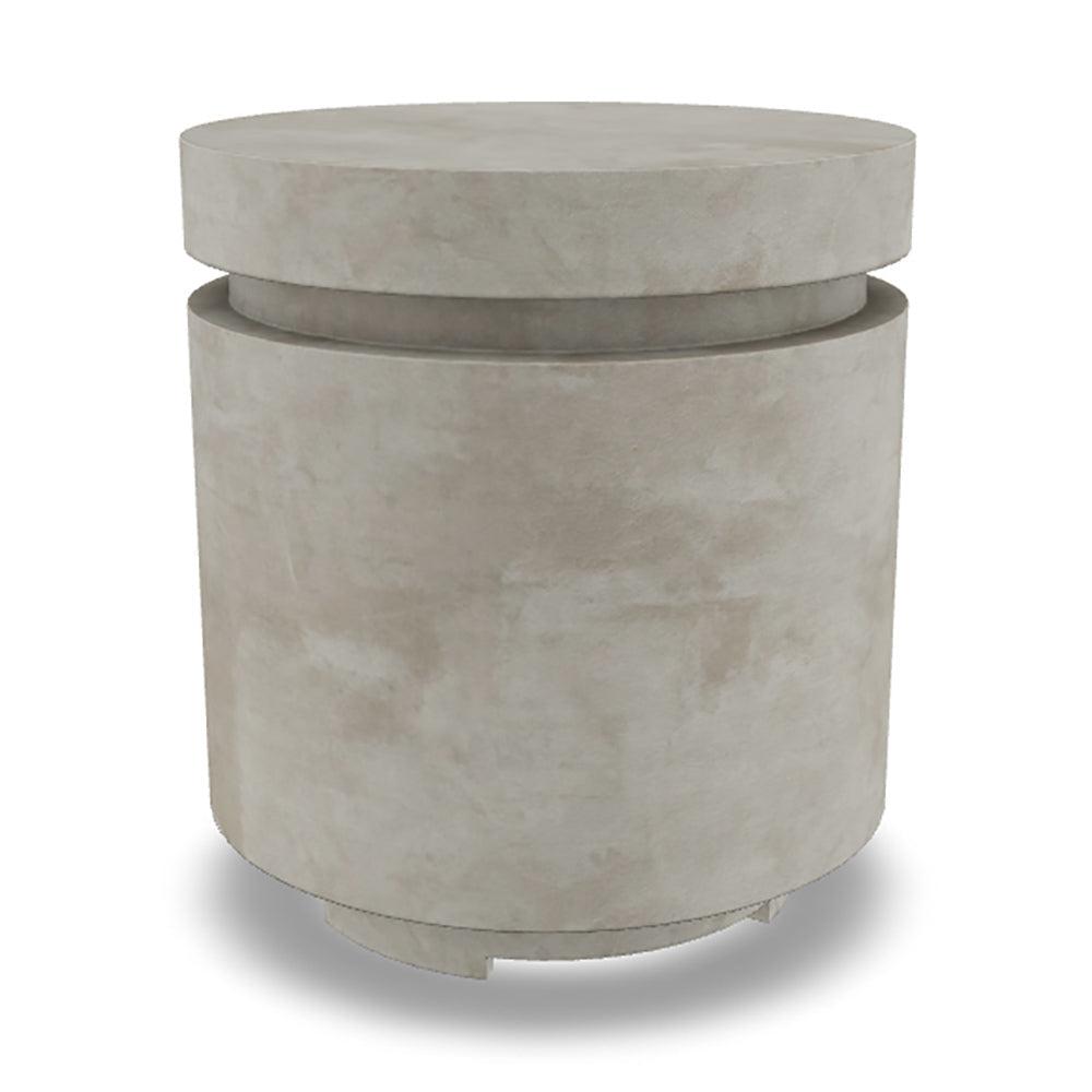 Prism Hardscapes Mod 20" Natural Round Concrete Propane Tank Enclosure